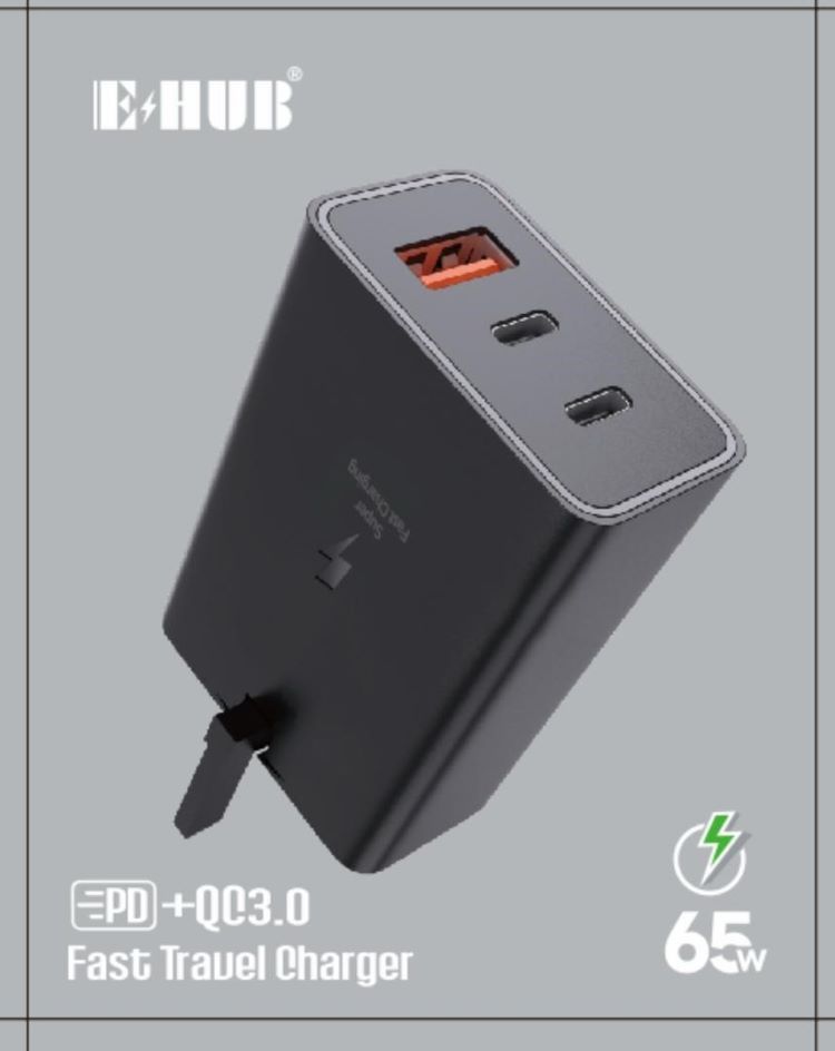 E-Hub 65W PD + USB POWER ADAPTER05