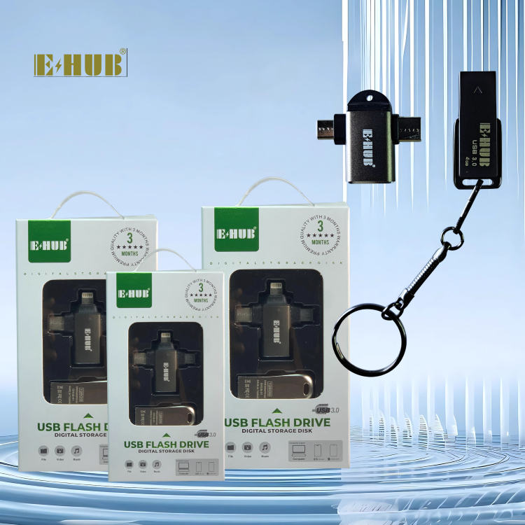E-Hub High-Speed USB 3.0 Flash Drive Digital Storage Disk01
