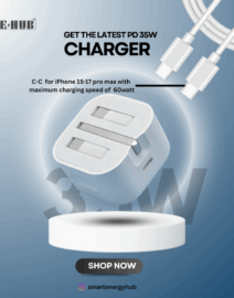 E-Hub PD 35W Fast Charger (USB-C to USB-C) Model PD 35W